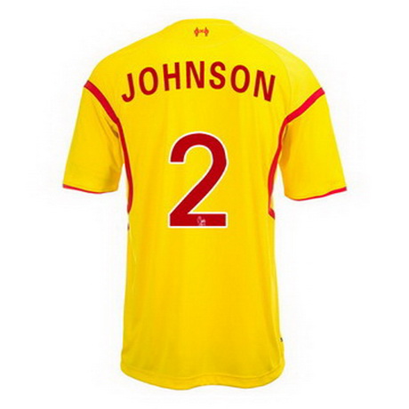 Camiseta Johnson del Liverpool Segunda 2014-2015 baratas